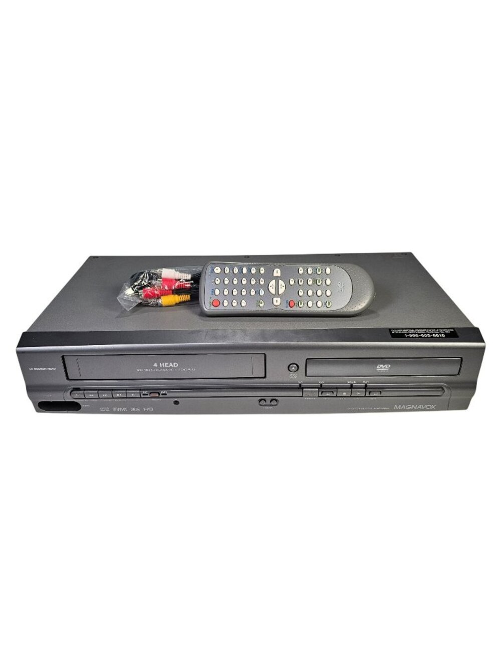 Magnavox DVD VCR Combo Player MWD2205 With Remote & AV Cables TESTED